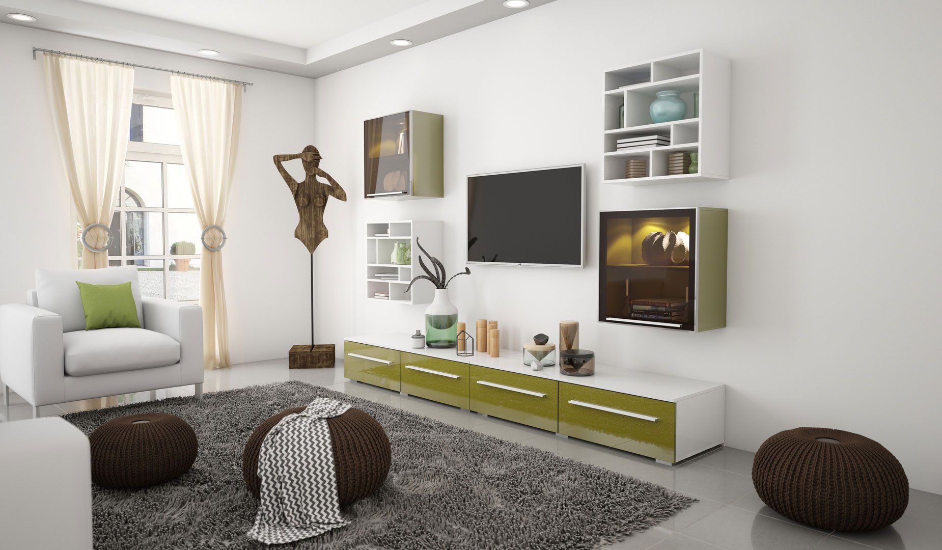 Мебель для Гостиная Таймс95 - Rioka MEBEL